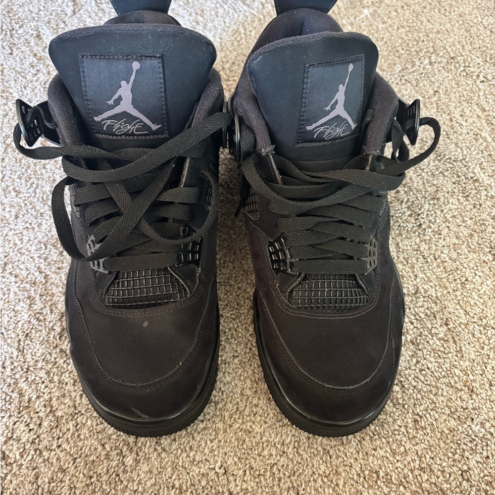 Nike Air Jordan 4 Retro Mid Black Cat Sz 10M